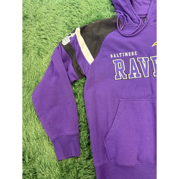 Baltimore Ravens Y2K NFL Purple Sz L Sweatshirt Hoodie Unisex Men Women - Picture 3 of 12